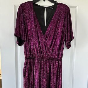VENUS Shimmering Purple Jumpsuit NWT